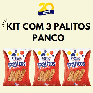 KIT DE 3 Palitos Salgados 300 g