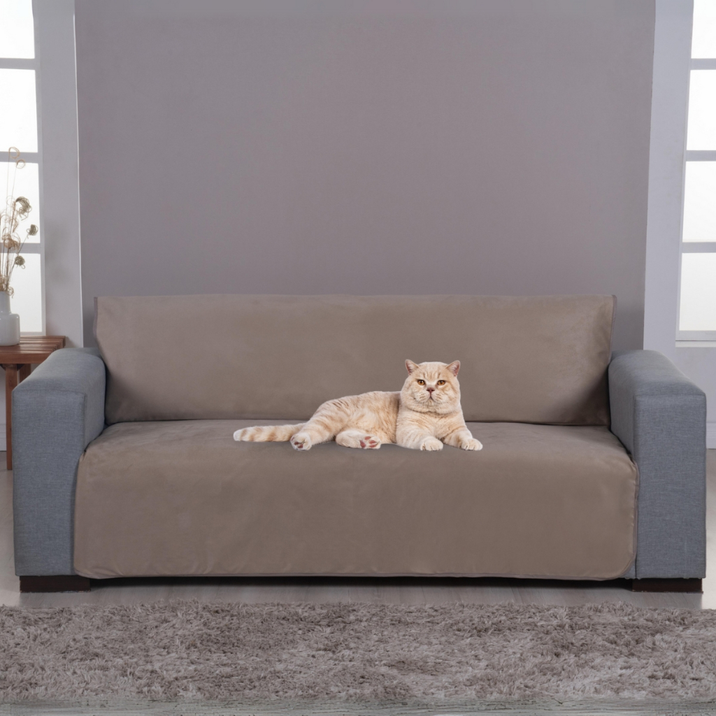 Protetor p/ Sofá Anti-Arranhão Pet Suede Envio 24h Premium