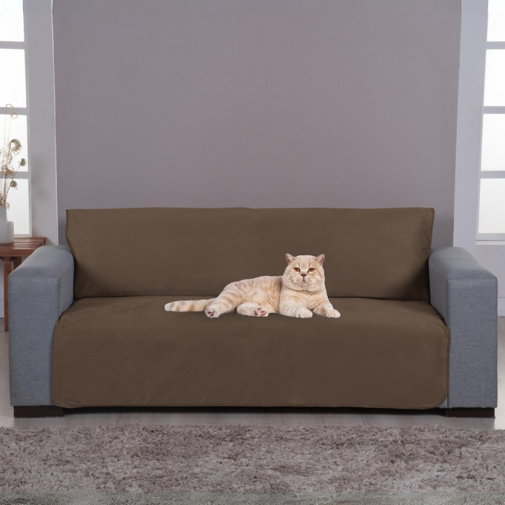 Protetor De Sofá Anti Arranhão Semi-impermeável - Escolha a Cor