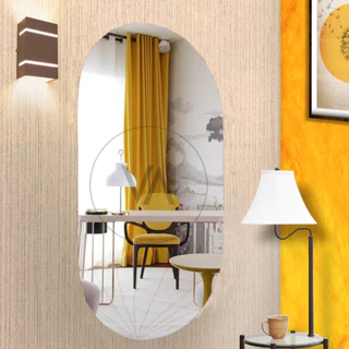 ESPELHO OVAL 75X43CM MODERNO SALA QUARTO BANHEIRO DECORAÇÃO