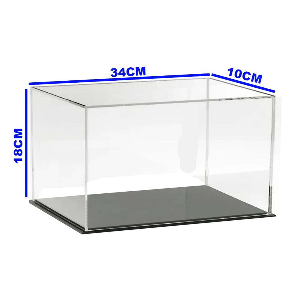 Expositor Caixa Acrílica Para Coleção Vitrine 34x10x18(A)cm