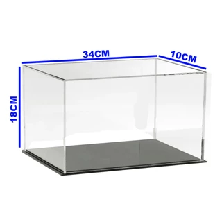 Expositor Caixa Acrílica Para Coleção Vitrine 34x10x18(A)cm