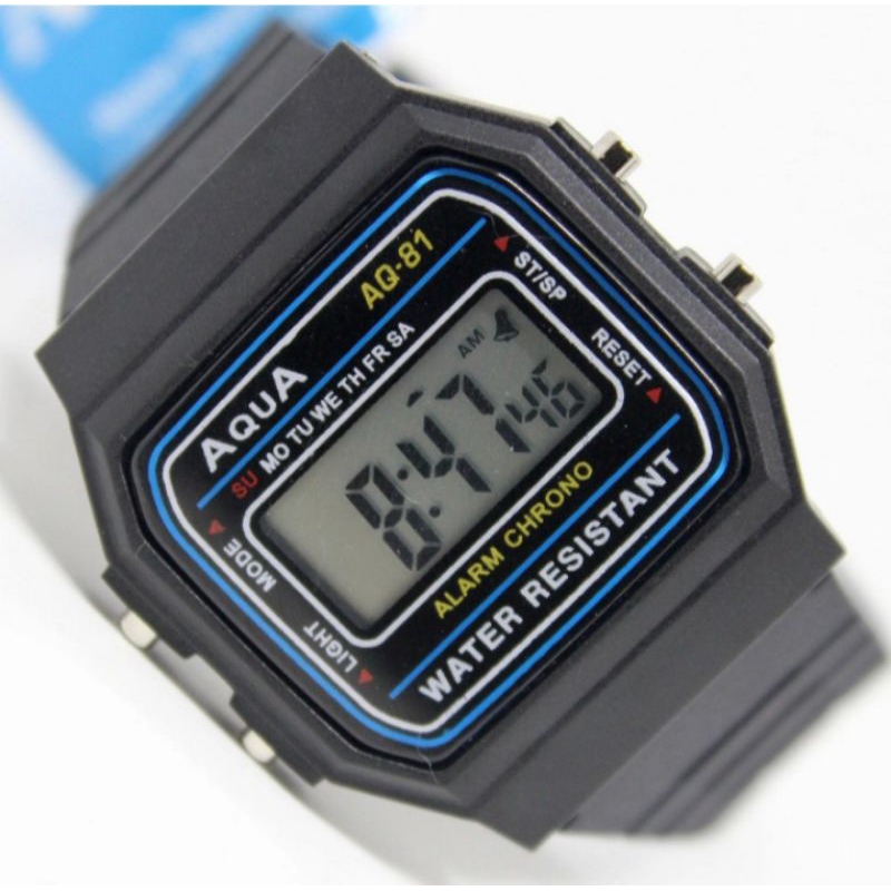 Relógio Aqua Resistente a Água Digital Esportivo | Shopee Brasil