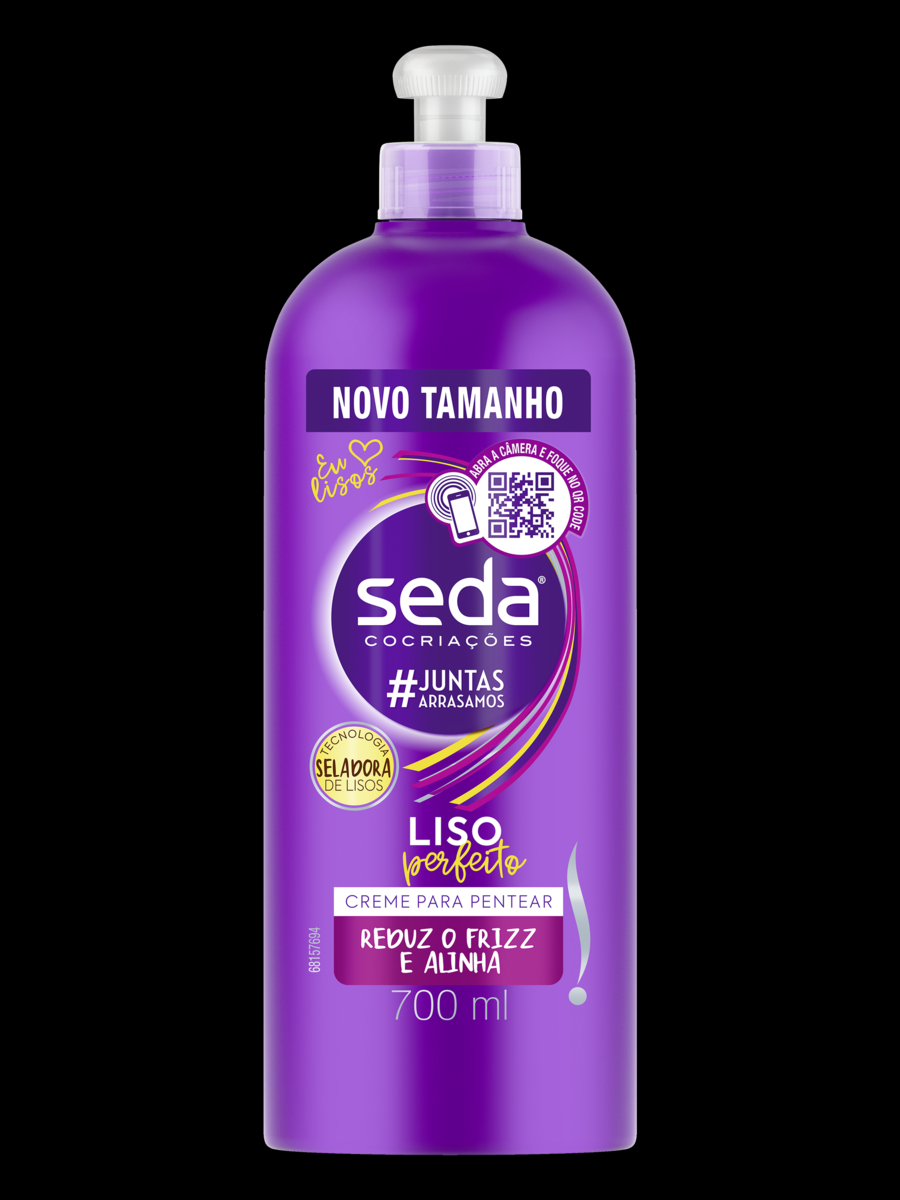 CREME DE PENTEAR SEDA 0700ML LISO PERFEITO. | Shopee Brasil