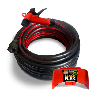 Kit Mangueira anti-torção com Conexões + Esguicho + Suporte 15M 20M 30M Jardim