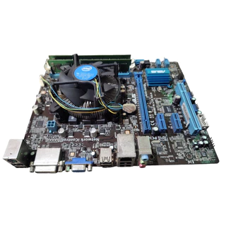 Kit Placa Mãe Asus P8h61-M LXR R2.0 Soquete 1155 Ddr3 Com 4gb Coller Espelho e Core i3 de 2ªgr
