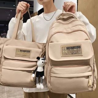 Kit 2 Mochila Bolsa Feminina Masculina Para Escolar Viajar Estilo Multineos Comercio em Oferta na Shopee