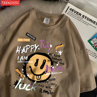 Camiseta Estampa na frente Street Happy Carinha To Linguinha Smile Novo!