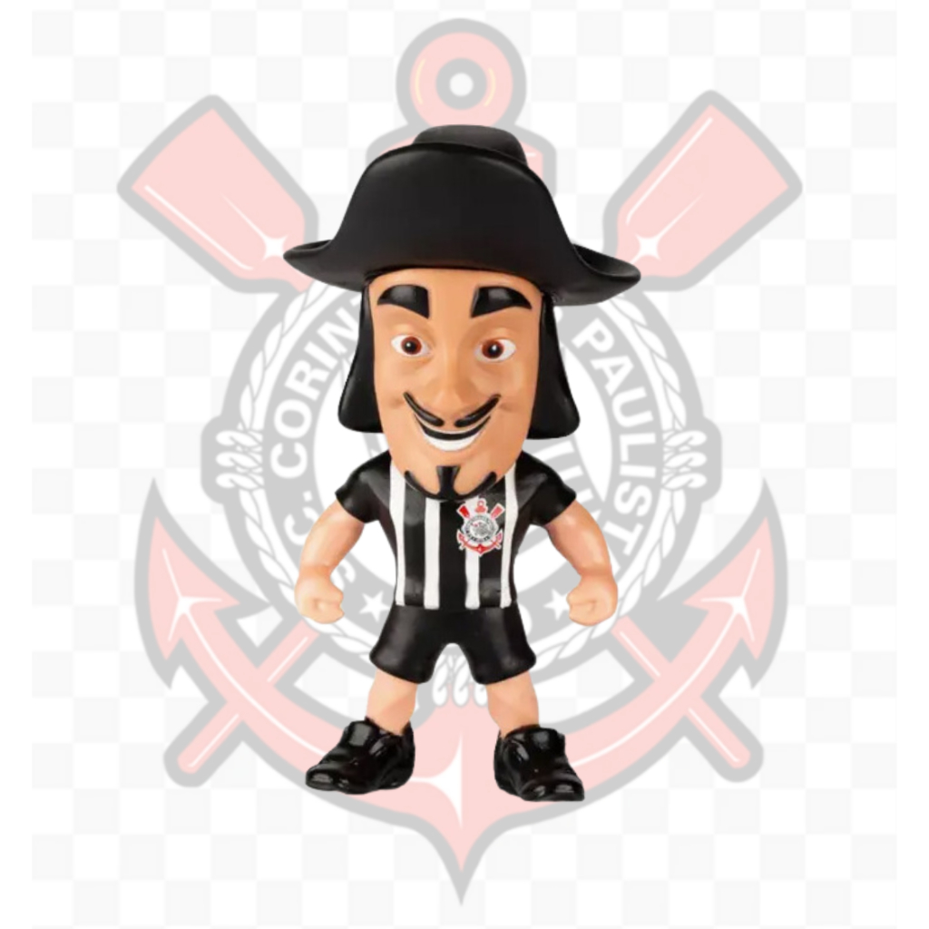 Boneco De Futebol Corinthians Mascote Mosqueteiro Oficial (camisa 2 ...