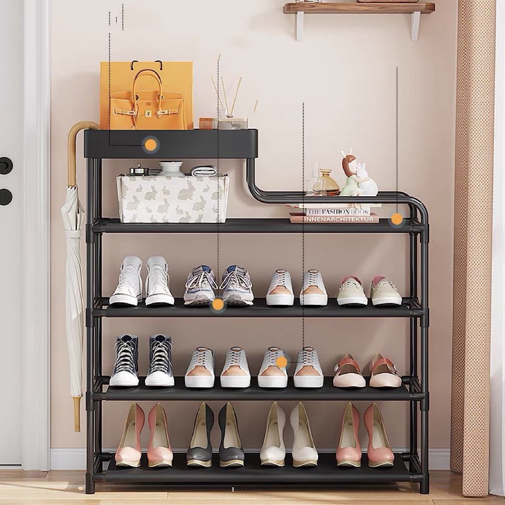 Sapateira Organizador Multiuso 4 ANDARES C / Cestinho