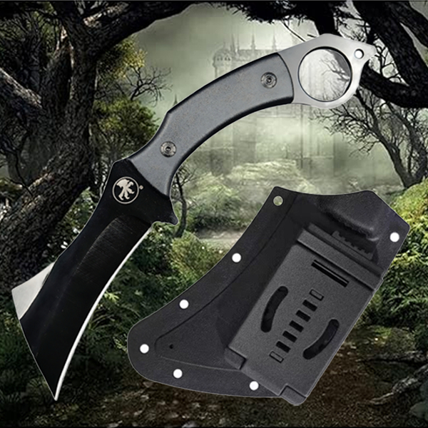 Faca karambit fulltang estilo multi funcional pra acampamento ao ar-livre