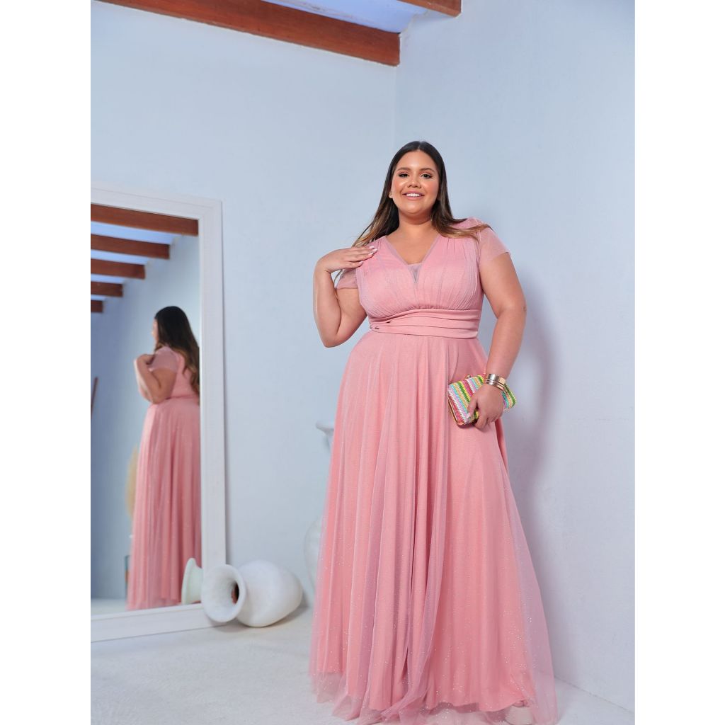 Vestido Madrinha Rose Plus Size na Black Friday 2025 | BuscaProdutos