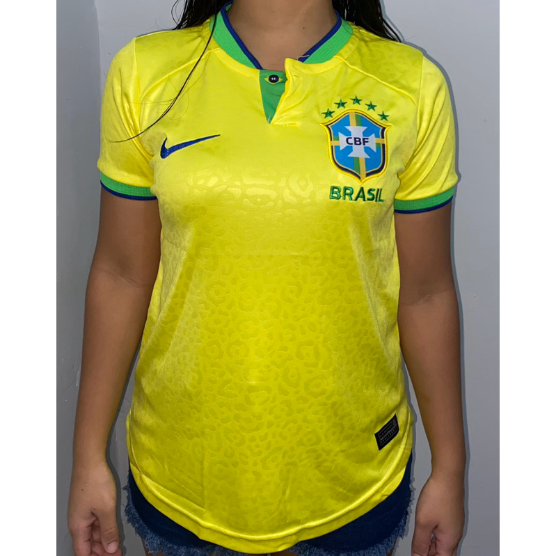 camisa Brasil feminino