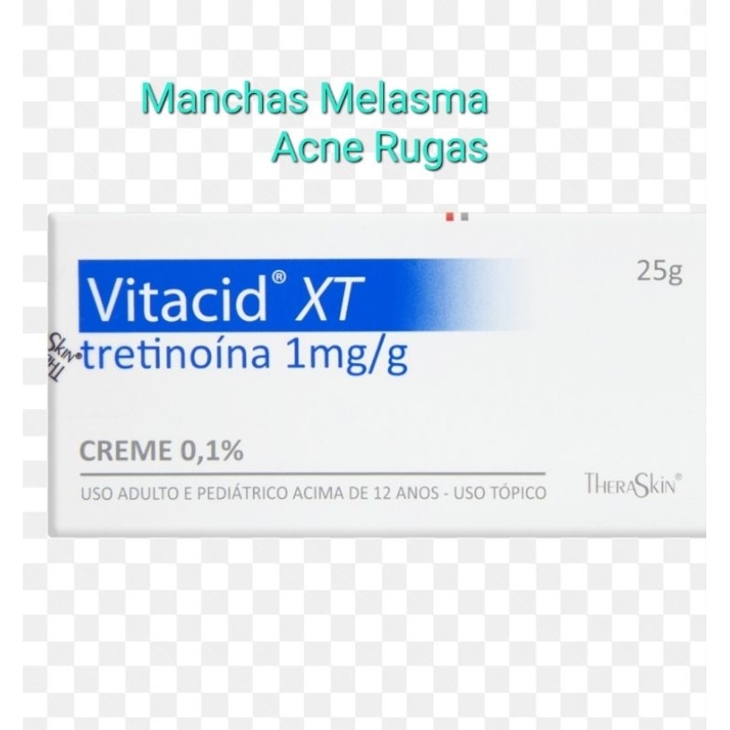 Vitacid 1mg creme para Manchas e Espinhas. | Shopee Brasil