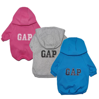 Roupas Pet Inverno Agasalhos de Moletom Flanelado com Capuz para Cães e Gatos , Suéter Flanelado , P M G