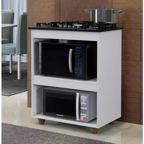 Balcão para Cooktop com Estilo Retrô