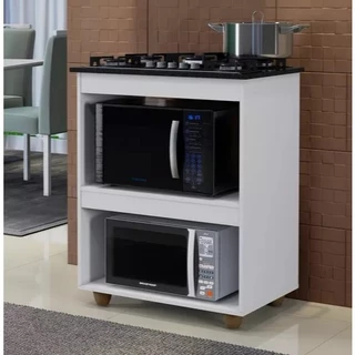 Balcão para Cooktop com Estilo Retrô