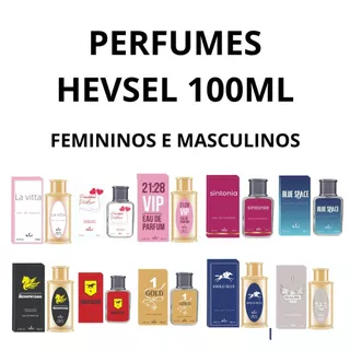 PERFUMES 100ML FRAGRANCIAS CONHECIDAS IMPORTADAS HEVSEL