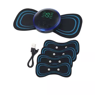 Elétrico De Pescoço Portátil Para Alívio Da Dor Muscular Cervical Mini Massageador EMS Estimulador