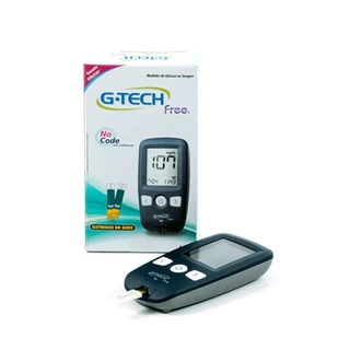 Medidor de Glicemia G tech Free-Aparelho+bateria