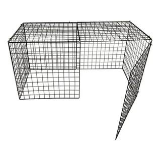 Cercado Móvel Gato Pet Cachorro 8 Telas Aramada 120x120 Cm
