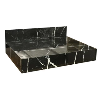 Bancada Preto Rajado 100% Porcelanato p/ Banheiro Envio Rápido