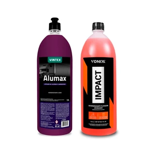 Kit Limpa Baú Motor Chassi Desengraxante Vonixx e Impact Limpeza Extrema do Motor