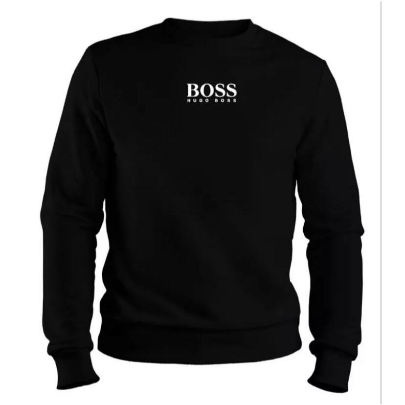 Blusa de Frio Gola Redonda Moletom Flanelado Masculino