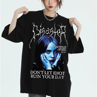 Camiseta T-shirt Unissex Billie Eilish Don't Let Idiot