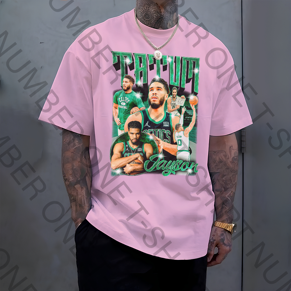 Camiseta Basica e OVERSIZED Jason Tatum Champions Mvp Boston