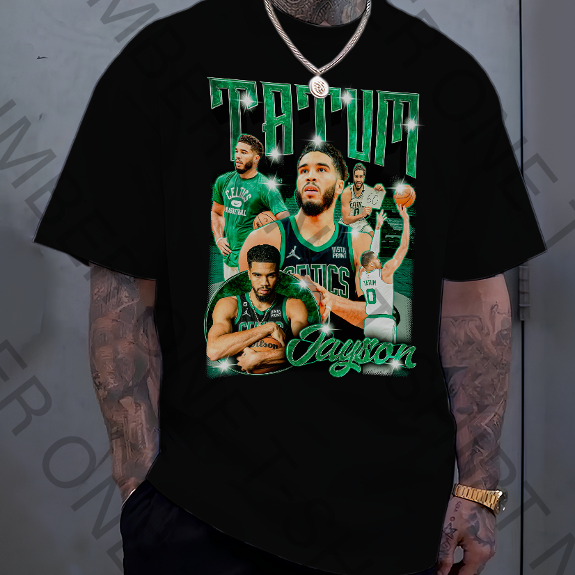 STILL MORE BOUNCE3 Tシャツ　Mサイズ Camiseta Basica e OVERSIZED Jason Tatum Champions Mvp Boston