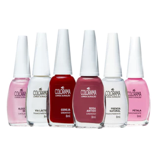 Kit 6 Esmaltes Colorama Manicure ( Escolha as Cores Pela Lista Escrita )