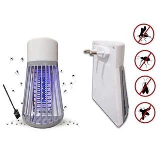 Luminária Led Mosquiteiro Lâmpada Elétrica Mata-Mosquitos Luz UV Armadilha Insetos Repelente Dengue