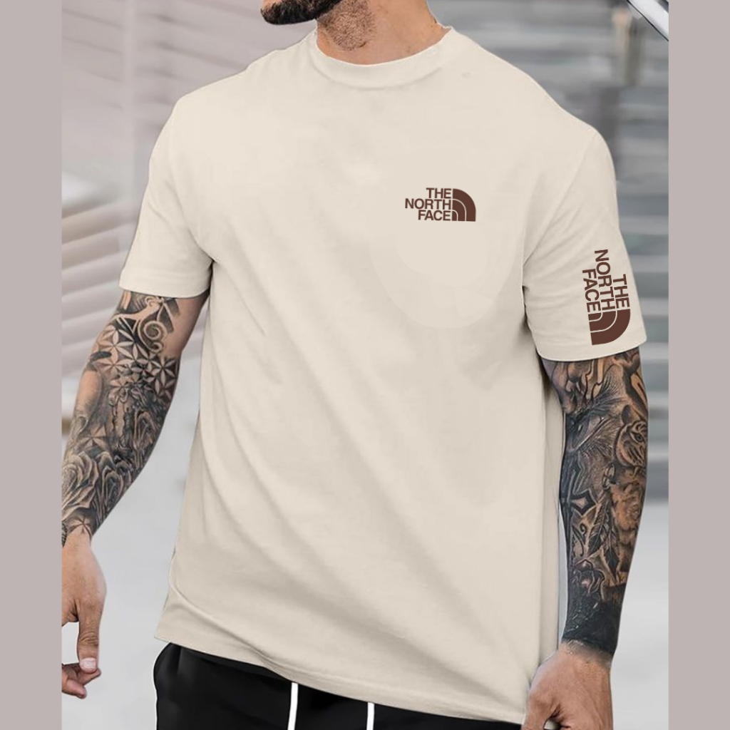 Camiseta Masculina The North Face 100% Algodão Lançamento