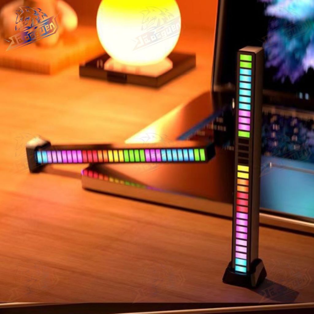Barra De Luz Rgb Gamer Rítmica Sensível Ao Som Torre Musica