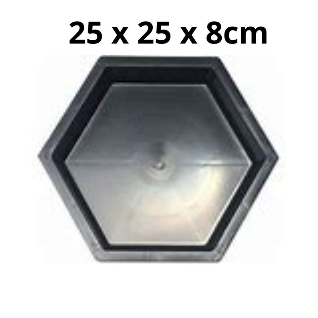 Forma Piso Sextavado Bloquete Liso 25x8 ( 2 unidades )