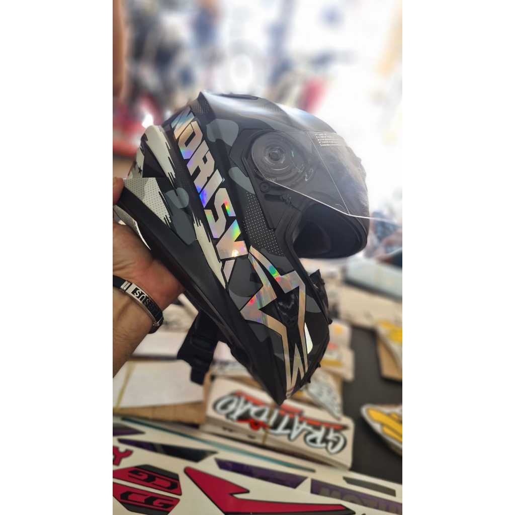kit adesivo NORISK holografico