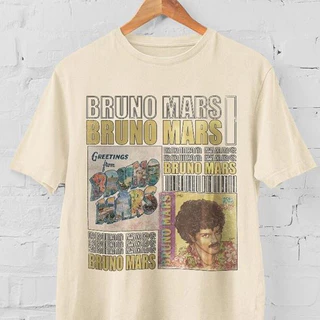 Camiseta Unissex Algodão Greetings From Bruno Mars