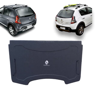 Tampão Porta-malas Sandero Stepway 2008 A 2014 Carpetado C/ Furo Falante 6x9