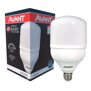 Lâmpada LED Bulbo High Power 40W Branca Bivolt 6500K Avant