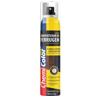 Conversor de Ferrugem Chemicolor 100ml/65g – Proteção e Restauração de Superfícies
