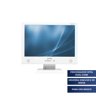 Computador All in One 17.1" Processador Intel Dual-core HD 500GB Memória 3GB ou 4GB - VITRINE