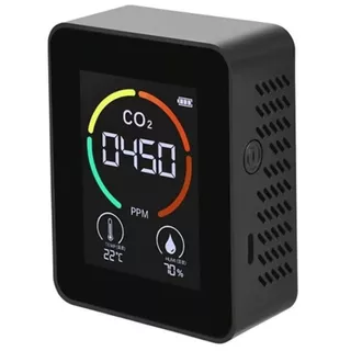 Medidor 3 em 1 Qualidade Do Ar Co2 Umidade Temperatura Indicador