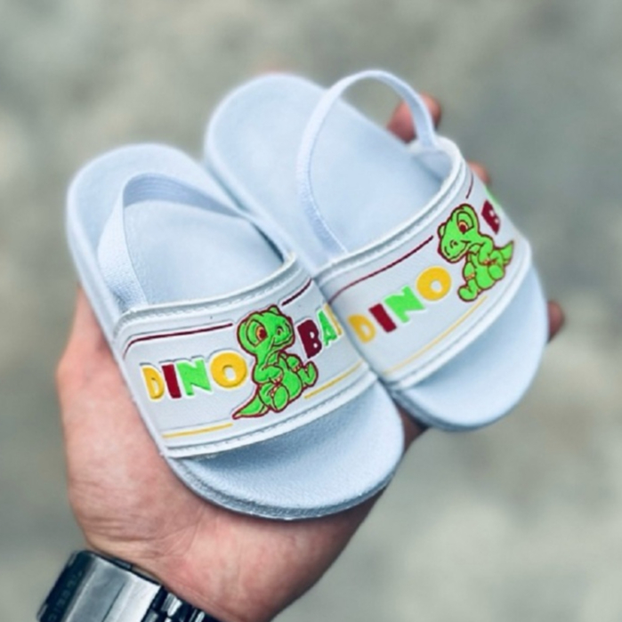 Chinelo Infantil Menino Sandália Confortável Menina Criança Promoção Dinossauro