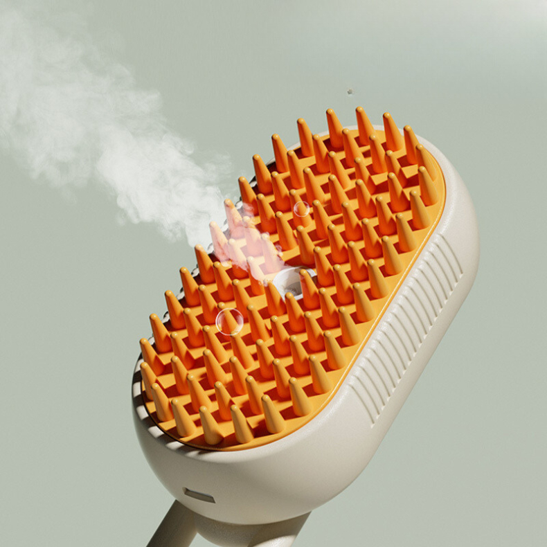 Imagem do produto Escova A Vapor Para Gatos Cães 3 Em 1 Escovas Elétricas De Pêlos Pentes De Massagem 5