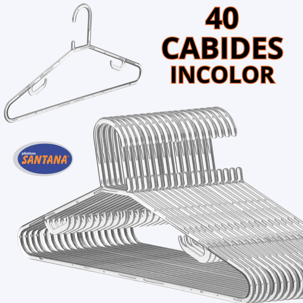 CONJUNTO COM 40 CABIDES MASTER INCOLOR | Shopee Brasil