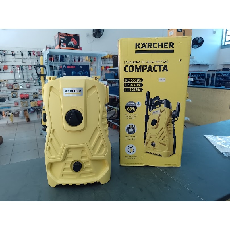 Lavadora de Alta Pressão Compacta Karcher 1500psi 1400w 300l/h 127v