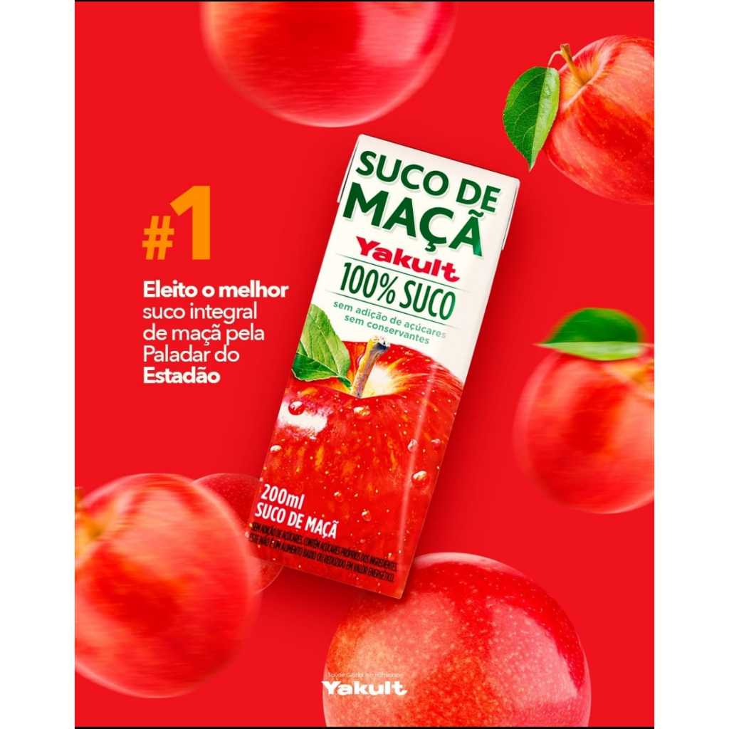 Kit com 27 Unidades Sucos Yakult 200ml - 9 de Cada Sabor (Ideal