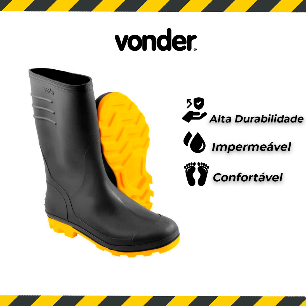 Bota PVC Chuva Motociclista Moto Impermeável Forrado