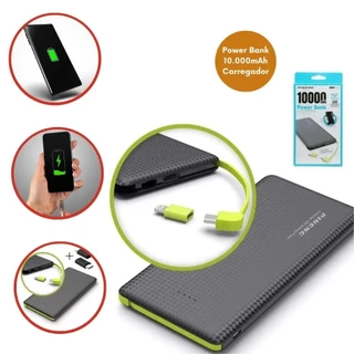 Carregador Portátil Pineng Power Bank 10.000mah,5000mah com adaptador iPhone,V8